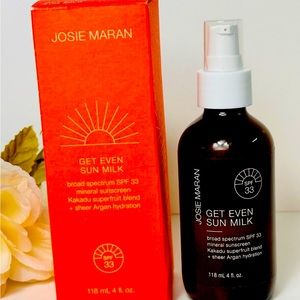 Brand new Josie Maran Get Even Sun Milk.